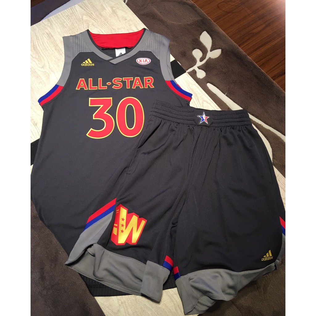 Adidas Nba Curry James 2017 All Star 東西區明星賽球衣正品 蝦皮購物