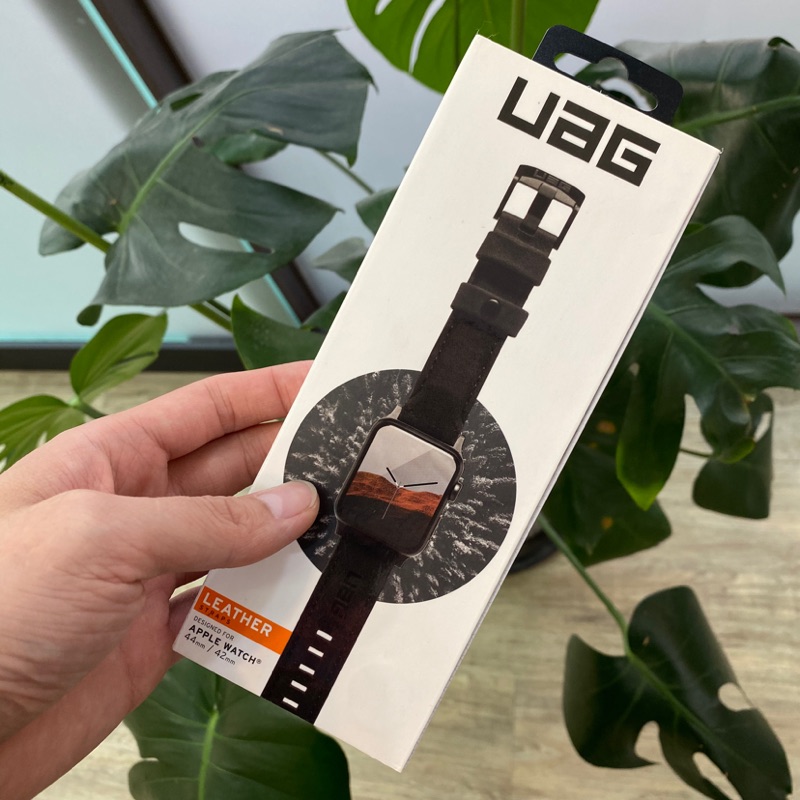 UAG Apple Watch  皮革錶帶44/42通用