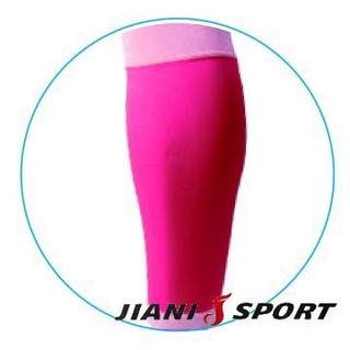 JIANI SPORT MST檢驗款 鐵人三項 專用強壓腿套 JS13 螢光粉 登山 慢跑 超馬 自行車 三鐵