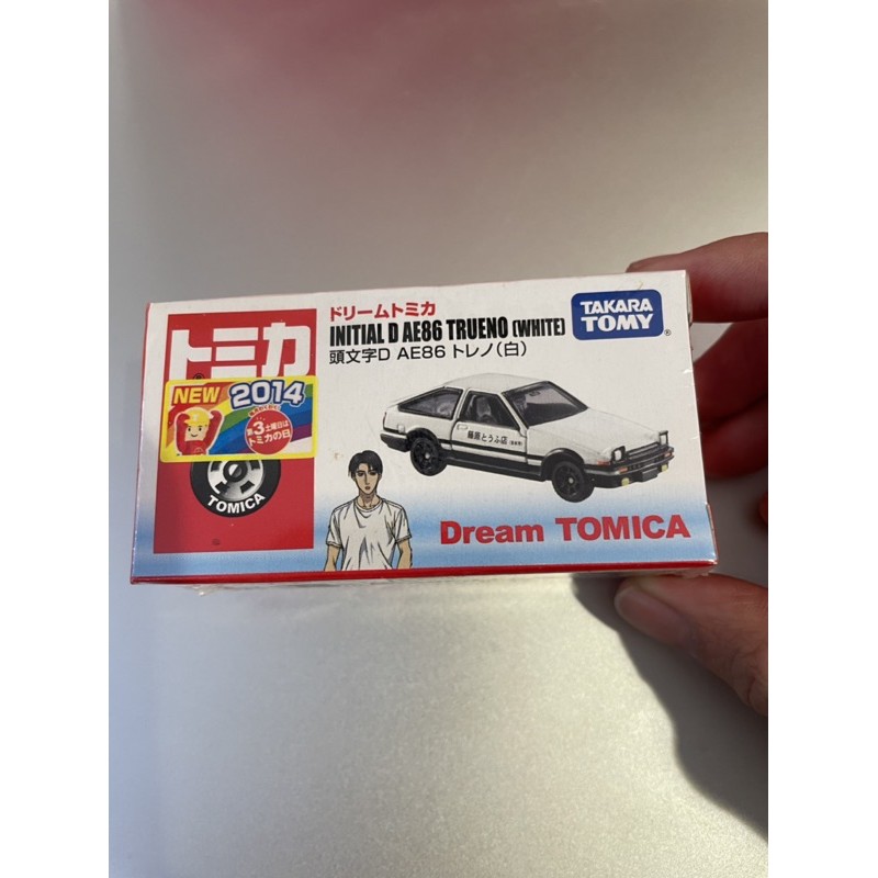 TOMICA 多美 無編號 頭文字 INITIAL D AE86 TRUENO 白蓋 頭文字d 藤原 拓海 初版