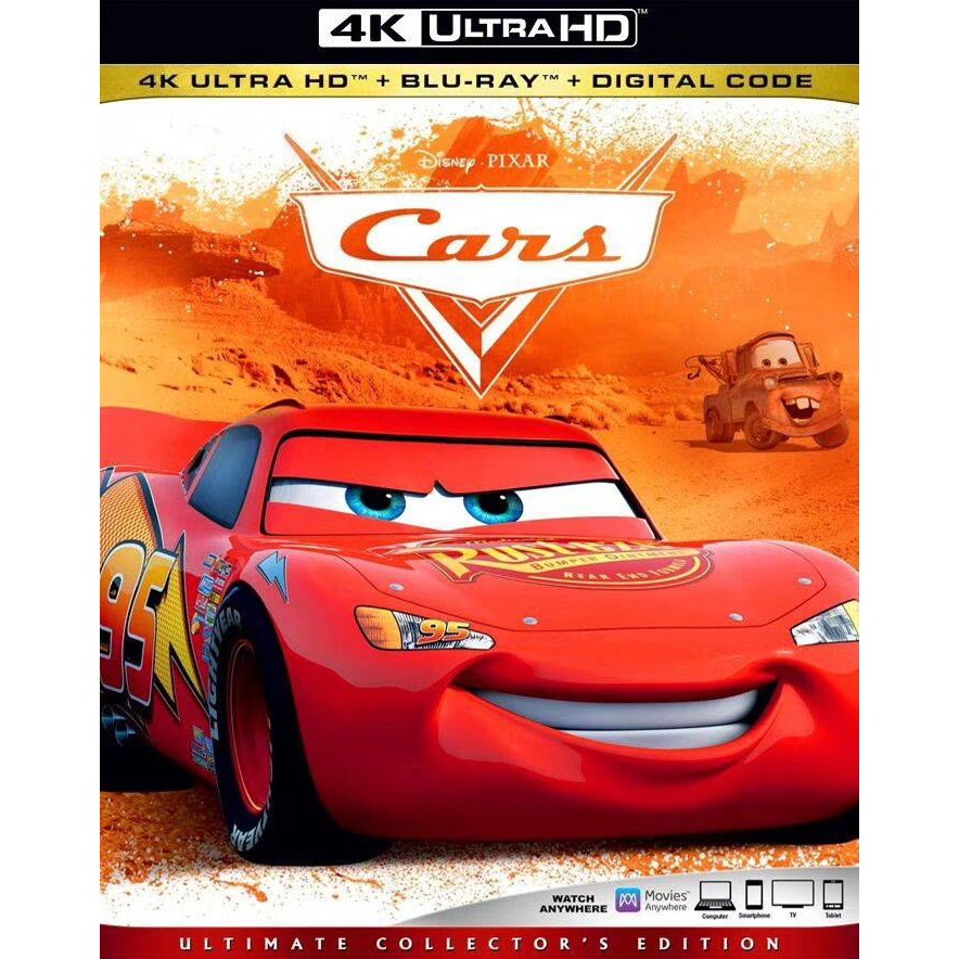 4k Uhd 典藏級 汽車總動員cars 全新超高清uhd 電影光盤光碟 蝦皮購物