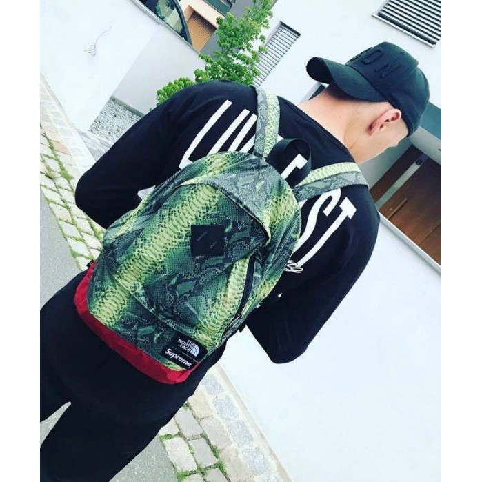 supreme the north face snakeskin backpack