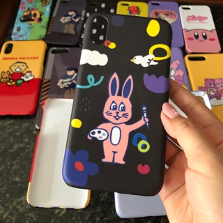 韓風 畫家 兔子手機殼iphone5 se 6 7 8 x xs xsmax xr 11 11pro 11promax