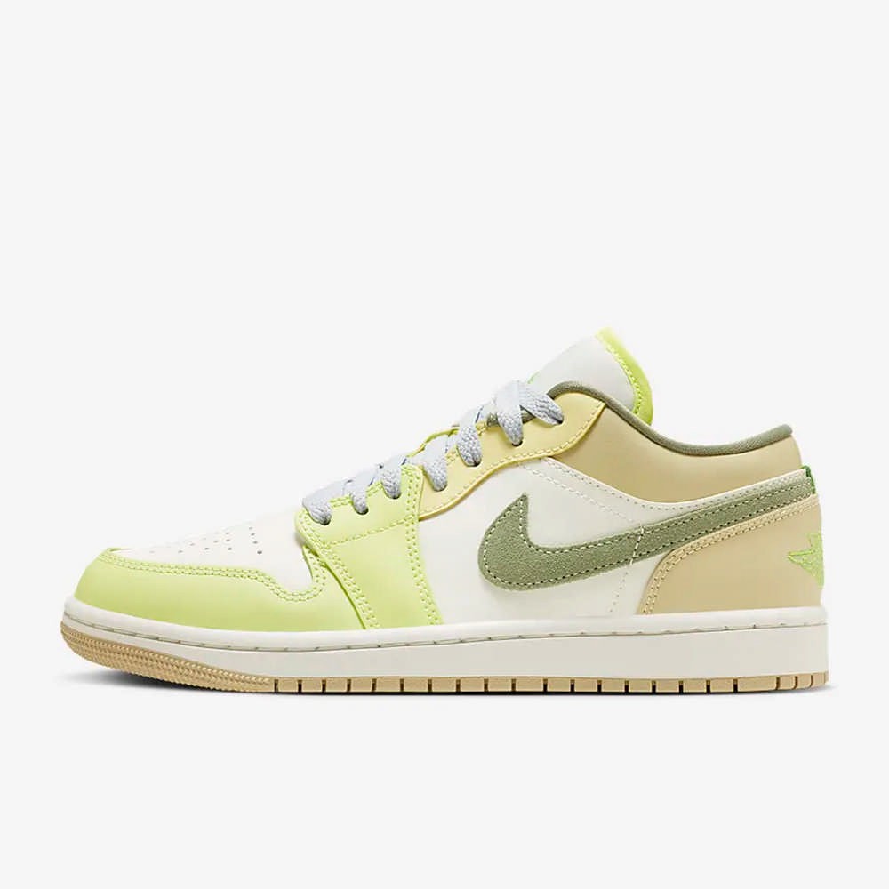 NIKE 籃球鞋 運動鞋 WMNS AIR JORDAN 1 LOW 女 FD9906131 檸檬 綠色 現貨 廠商直送