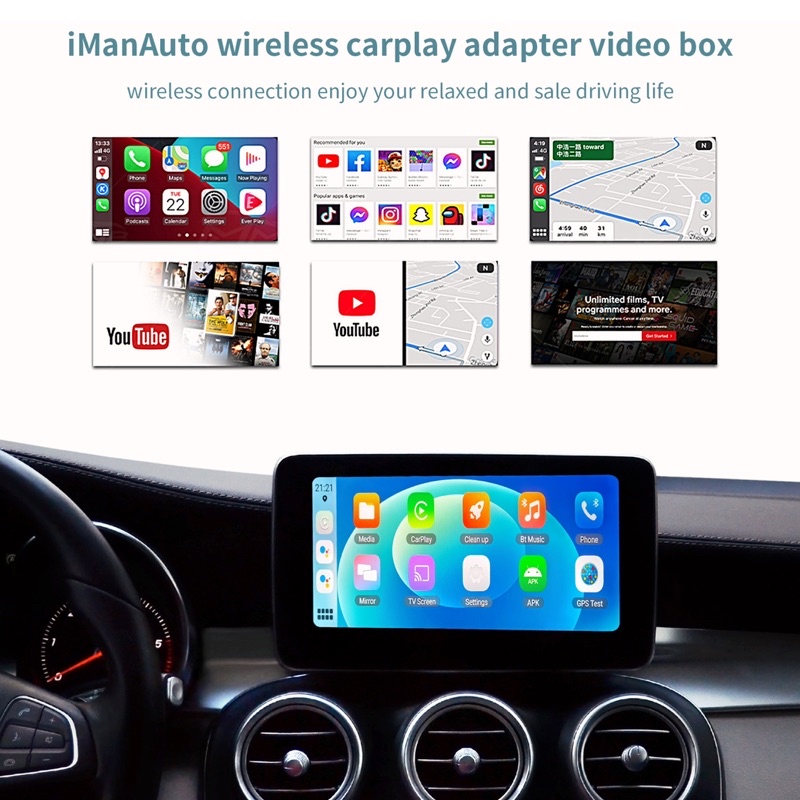 CarPlay轉安卓 無線carplay  無線android auto   攜帶式 隨插即用 不影響保固 HDMI輸出