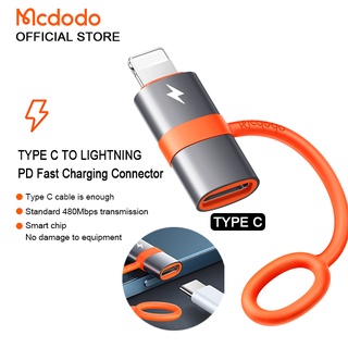 Mcdodo OTG Type C 轉 Lightning 適配器支持計算機數據傳輸支持 20W PD 快速充電, 兼容