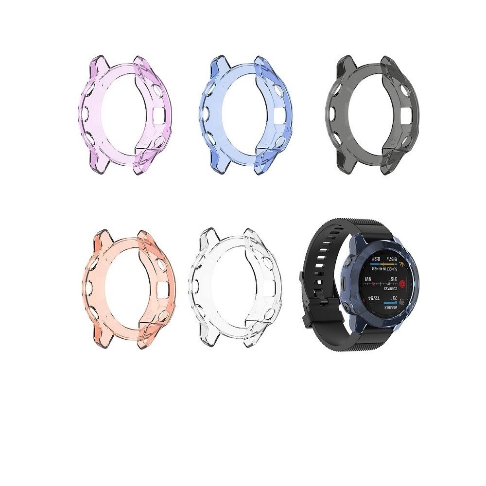 【軟殼套】Garmin Fenix 6S/6S Pro 1.2吋 智慧手錶 防撞 防摔 清水套 保護套 TPU