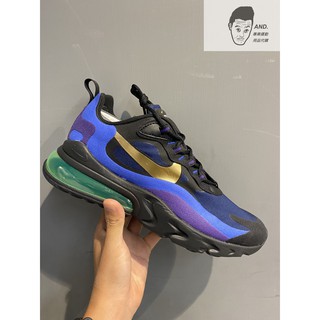 【AND.】NIKE AIR MAX 270 REACT 黑藍 氣墊 運動鞋 金勾 男款 AO4971-005