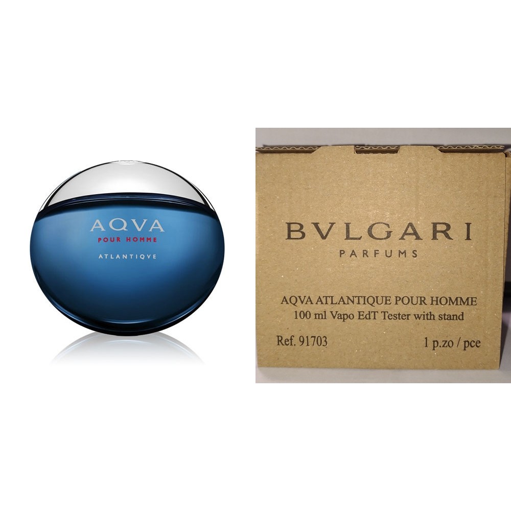 香親香愛～Bvlgari 勁藍水能量男香 100ml Tester, Aqva ATLANTIQVE 新款