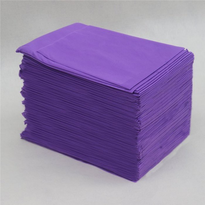 （厚款） 不織布床巾 / 一次性床巾 拋棄式床巾 指壓按摩專用 175*75cm 20張/包 紫色