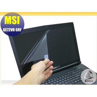 【Ezstick】MSI GE72VR 6RF 靜電式 螢幕貼 (可選鏡面或霧面)