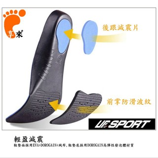 【UF72】UF-XD177 減震緩衝高壓運動記憶-矯正鞋墊 34-40