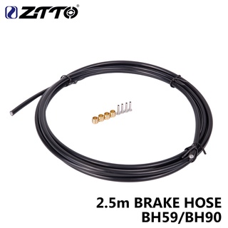 Ztto 液壓盤式製動器軟管 BH90 BH59 2.5M 連接器插入和橄欖組自行車零件, 用於 610 315 SLX