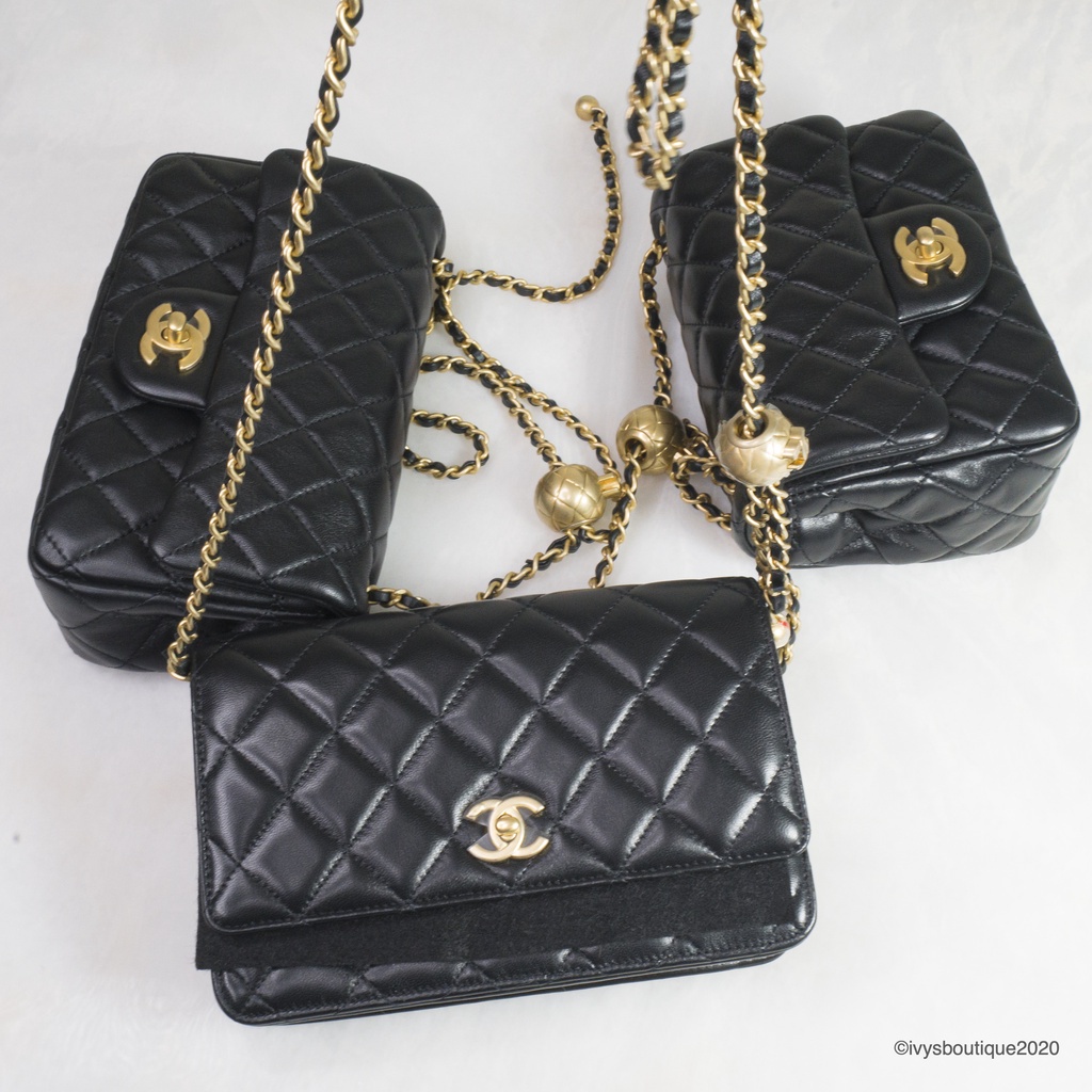 「Ivy's Boutique 代購」歐洲專櫃正品 CHANEL WOC 金球