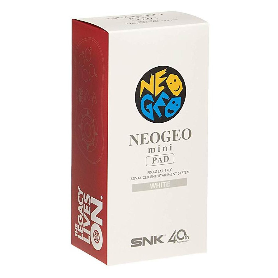 SNK【現貨】 NEOGEO mini 專用手把 (白色 有線控制器) (NEOGEO mini PAD 白)　全新品