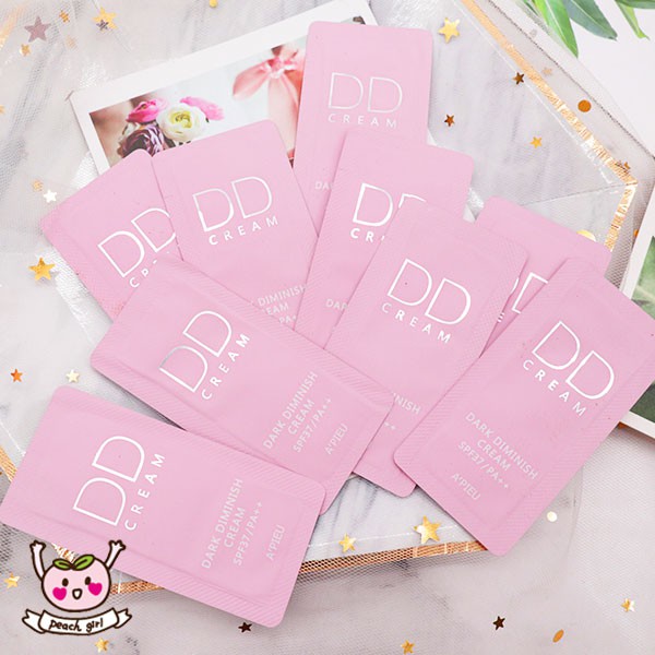 [♥小桃代購♥開發票] 韓國 APIEU DD霜 試用包 1g 底妝 粉底液 保濕 光澤 清透 遮瑕