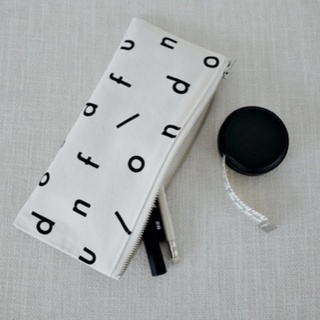 預購 韓國設計品牌 Unfold 質感設計筆袋 / 品牌字母筆袋