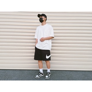 【MasCool】Nike Swoosh shorts 短褲 短棉褲 大勾短褲 勾勾短褲 休閒短褲