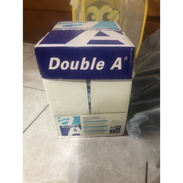 Double A 多功能用紙 影印紙 A4 80g 5包 箱購