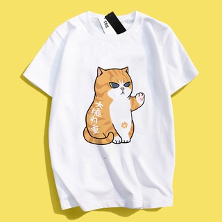 JZ TEE 貓咪-大橘為重 印花衣服短袖T恤S~2XL 男女通用版型