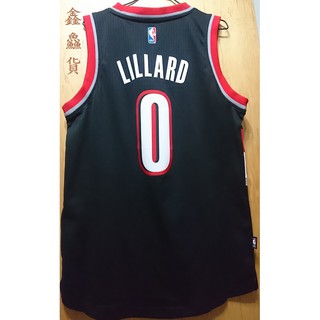 暫售 二手 ADIDAS NBA Blazers 拓荒者 Lillard 李拉德 運動背心 球衣 黑 S