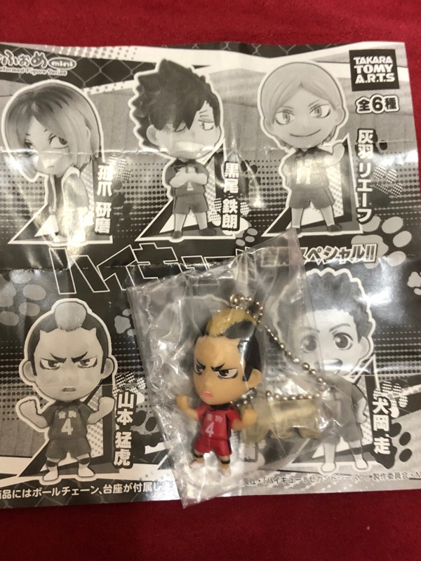 日版全新正品 排球少年音駒伊達工山本猛虎青根高伸軟膠吊飾轉蛋扭蛋公仔 蝦皮購物