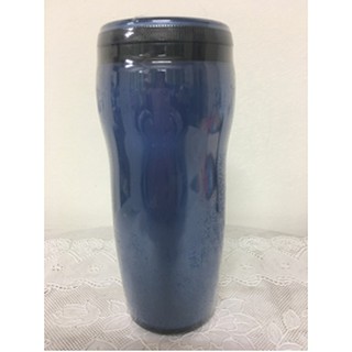曲線杯 隨手杯 隨行杯 隨身杯 水杯 咖啡杯 保溫杯 保冷杯 (藍色)