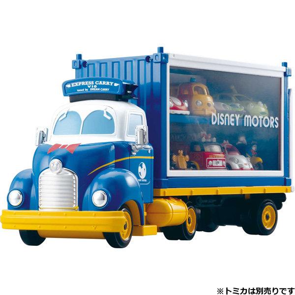 Tomica TOMY 合金車 迪士尼 唐老鴨 展示貨櫃車 收納車(不含圖中範例小小車)