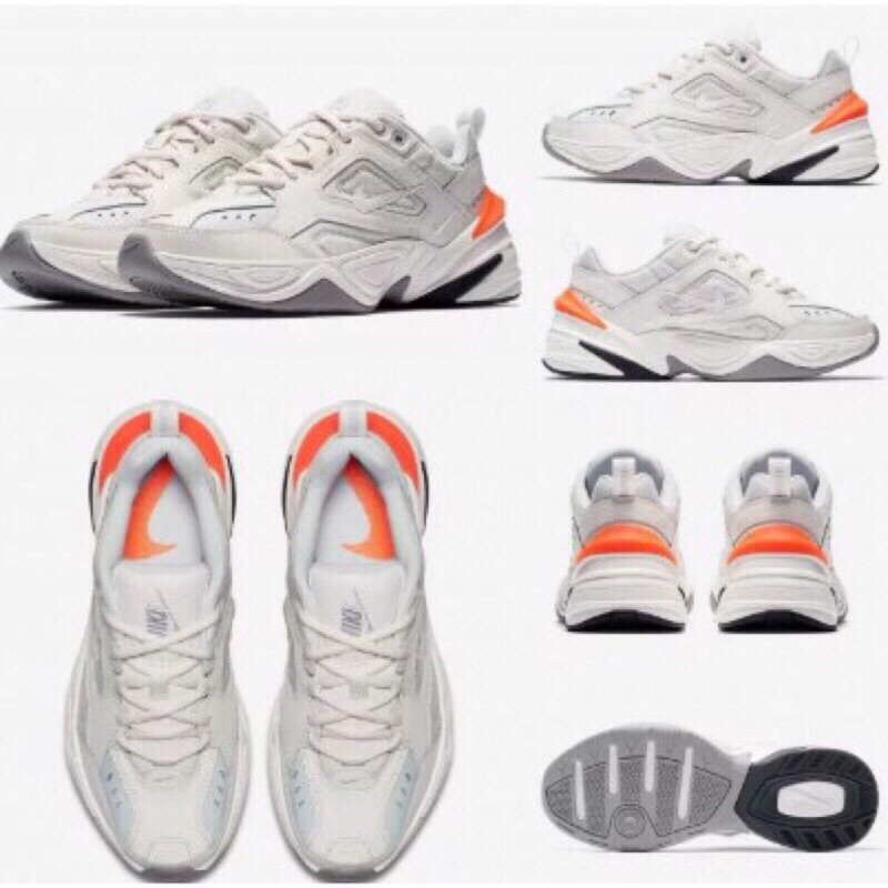 Nike Wmns M2K Tekno Dad Shoes AO3108-001白橘 復古皮革老爹鞋