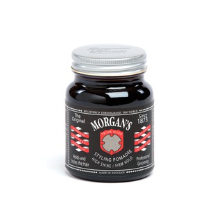 英國 Morgan's 強力定型 高亮度光澤 水洗式髮油（黑標）水洗水性經典油頭造型髮油 香水古龍水香氛復古髮品好用推薦