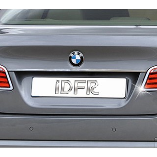 BMW F10 F11 2010~16 520 523 528 530 535 改裝 鍍鉻銀後車箱尾門飾條貼