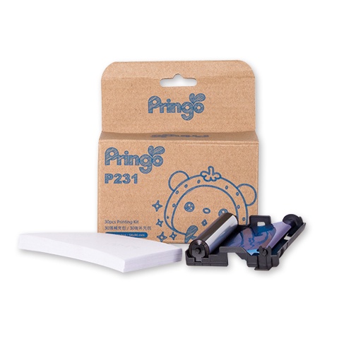 Hiti Pringo P231 經典相紙(全彩金) 30張/盒（含3捲色帶）