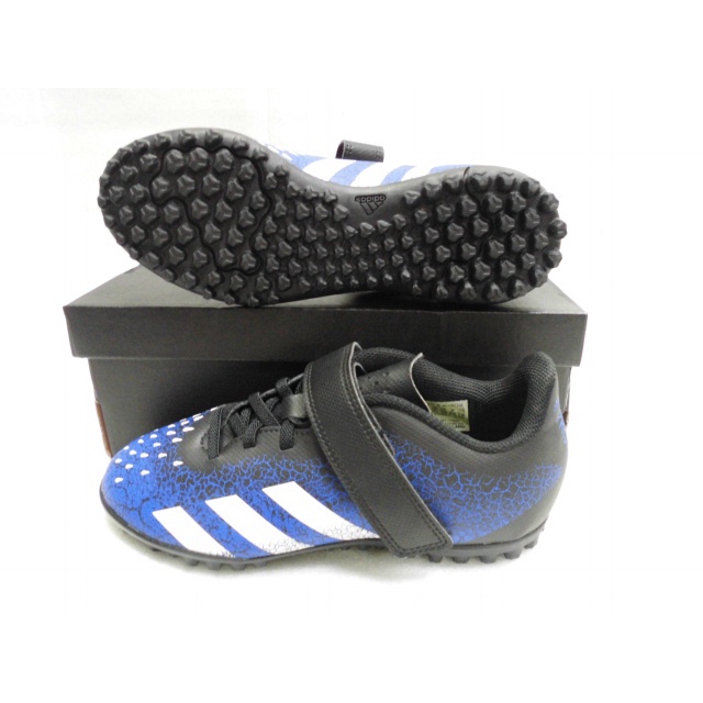 【n0900台灣健立最便宜】2022 ADIDAS 兒童小顆粒FREAK.4 TURF足球鞋 FY0628