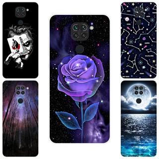 XIAOMI REDMI 小米紅米 Note 9 手機殼印刷卡通後蓋適用於小米紅米 Note 9 軟矽膠 TPU 手機殼