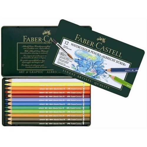 松林_特價不用等輝柏 Faber Castell 專家級 綠盒 (藝術家) 水性色鉛筆12色-117512