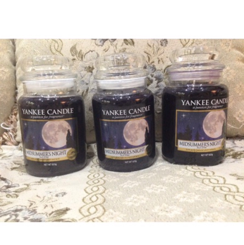實拍 送禮首選yankee Candle手工香氛蠟燭仲夏夜之夢 蝦皮購物