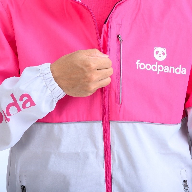 熊貓外套 機能連帽外套 Foodpanda 全新L