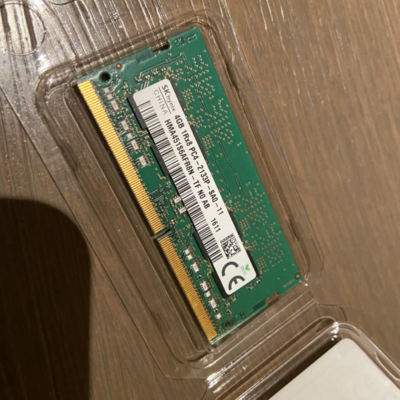 兩件再折 筆電用 記憶體 DDR4-2133 4g SK 海力士