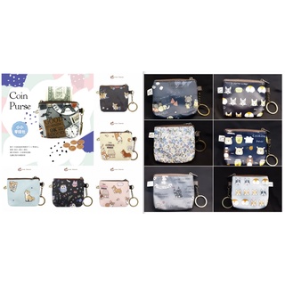 uma hana 防水包 防水布包 琪而雅藝術精品 C01 小小零錢包 熊 柴犬 柯基 狗 貓 貓頭鷹 花 台灣 星娑
