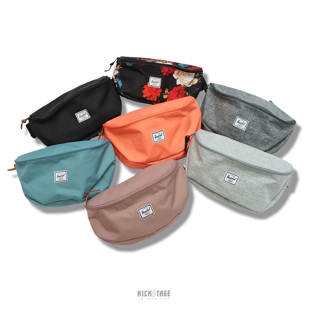 Herschel SIXTEEN WAISTBAG 黑色 深藍 粉紅 迷彩 格紋 隨身 腰包【10616】