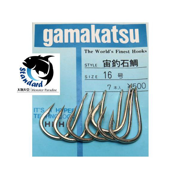 [NEMOSHOP] GAMAKATSU 宙釣石鯛鉤 #石鯛鉤#大物鉤