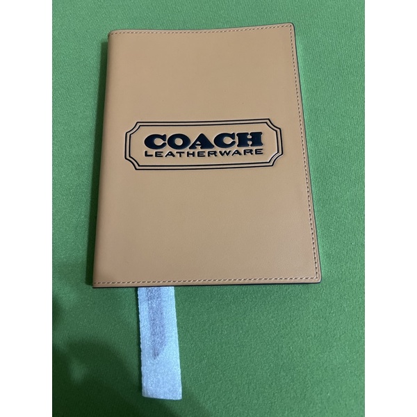 Coach皮質經典筆記本 送禮  自用 日記