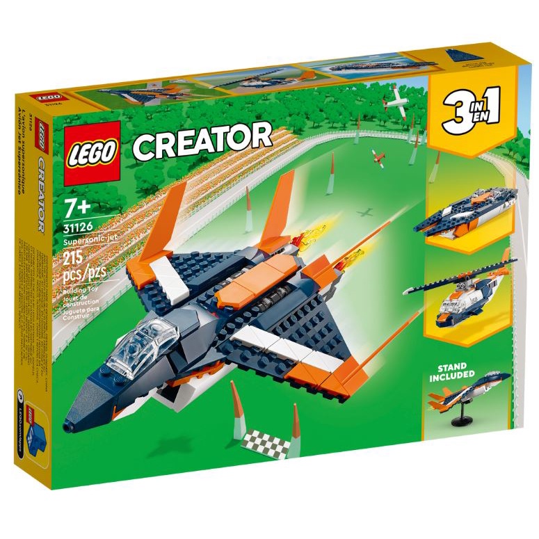 【台南樂高 益童趣】LEGO 31126 超音速噴射機 創意系列 Creator 3IN1 3合1 送禮 生日禮物
