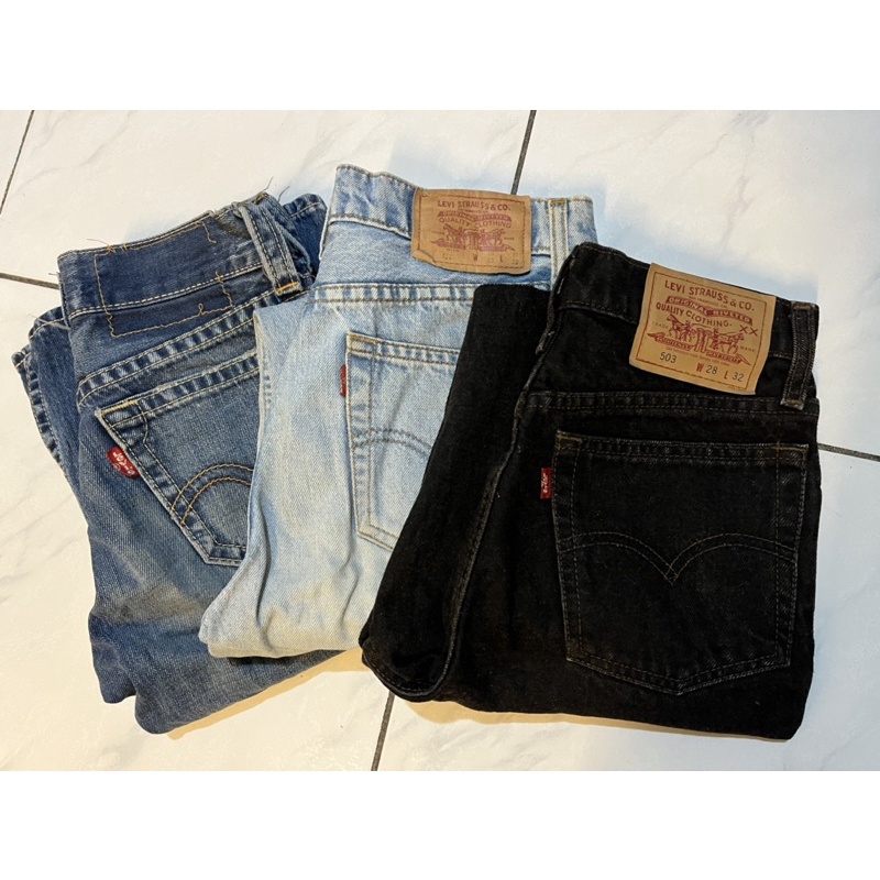 二手 Levi’s 牛仔褲👖599、503、552喇叭褲