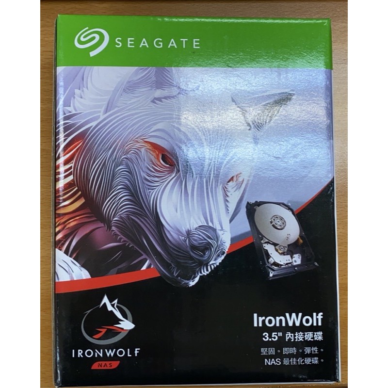 Seagate希捷 那嘶狼IronWolf 4TB 3.5吋 NAS專用硬碟 (ST4000VN008) 全新