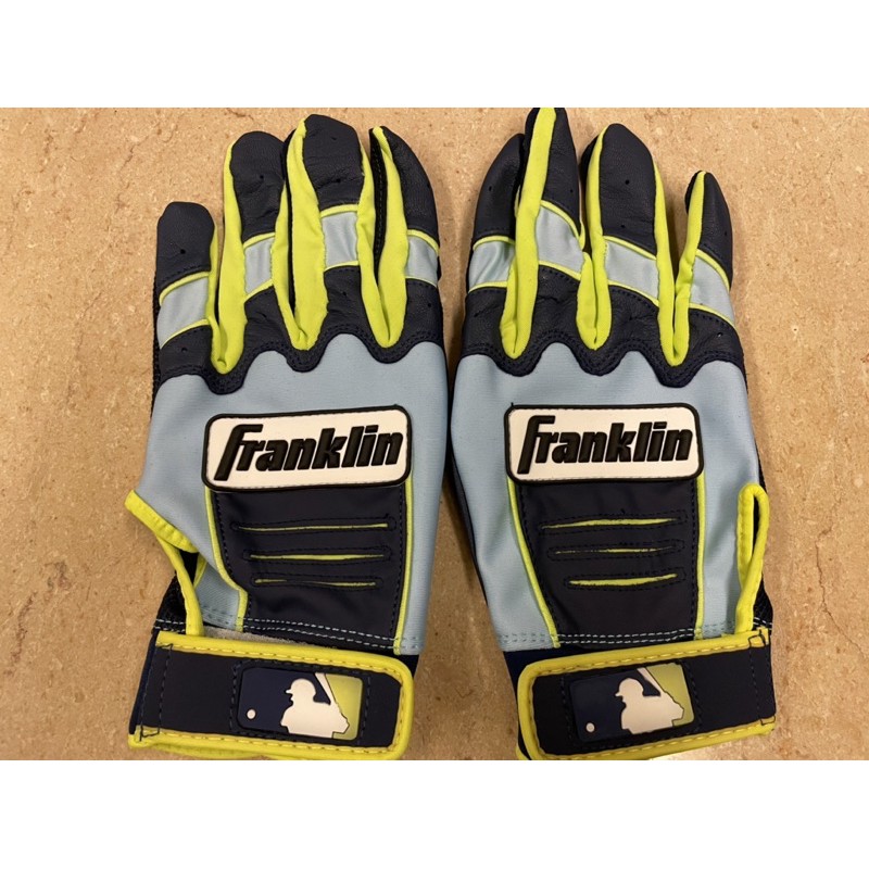 （特價）Franklin CFX Pro 棒球打擊手套 (藍綠）成人L號