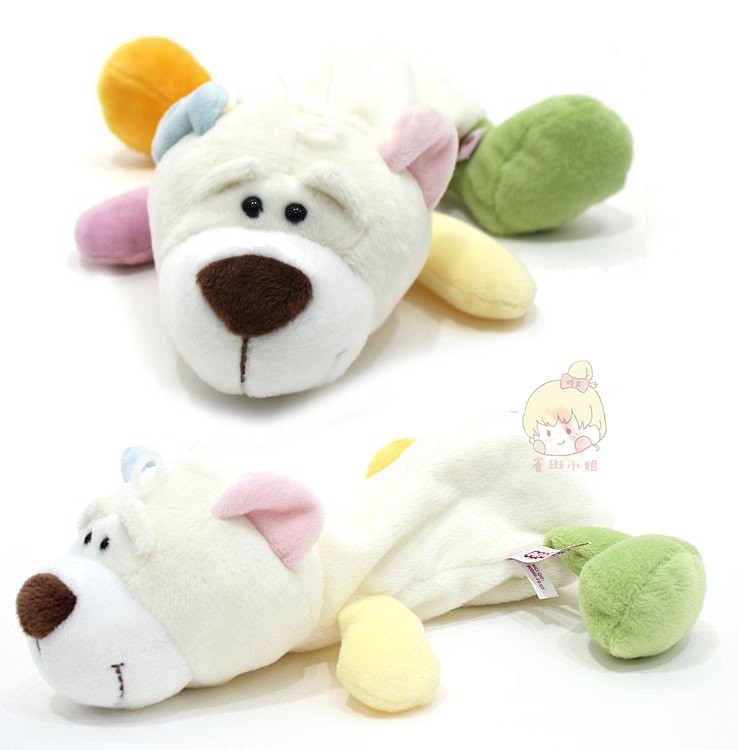 雀斑日舖 現貨 Nici彩虹熊筆袋 日本雜貨文具筆袋nici 彩虹熊彩虹兔鉛筆盒 蝦皮購物