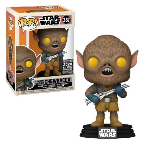 未公開funko Pop 星際大戰限定版未採用設計之秋巴卡代理現貨 蝦皮購物