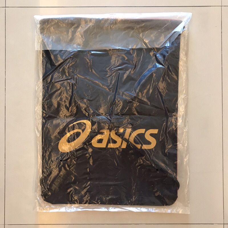 全新 2016 亞瑟士 asics 束口後背包 運動 贈品 生日禮物 交換禮物 籃球 棒球 雙面 雙色