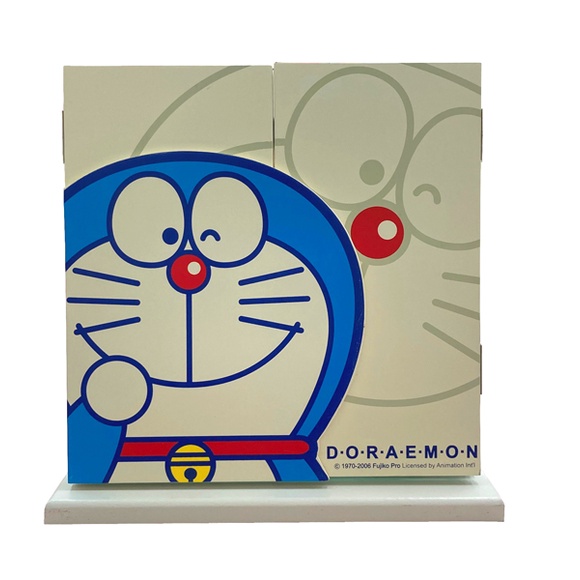 現貨Doraemon 哆啦A夢 小叮噹 伸縮三面鏡-白 化妝鏡 45公分超大 正版精品